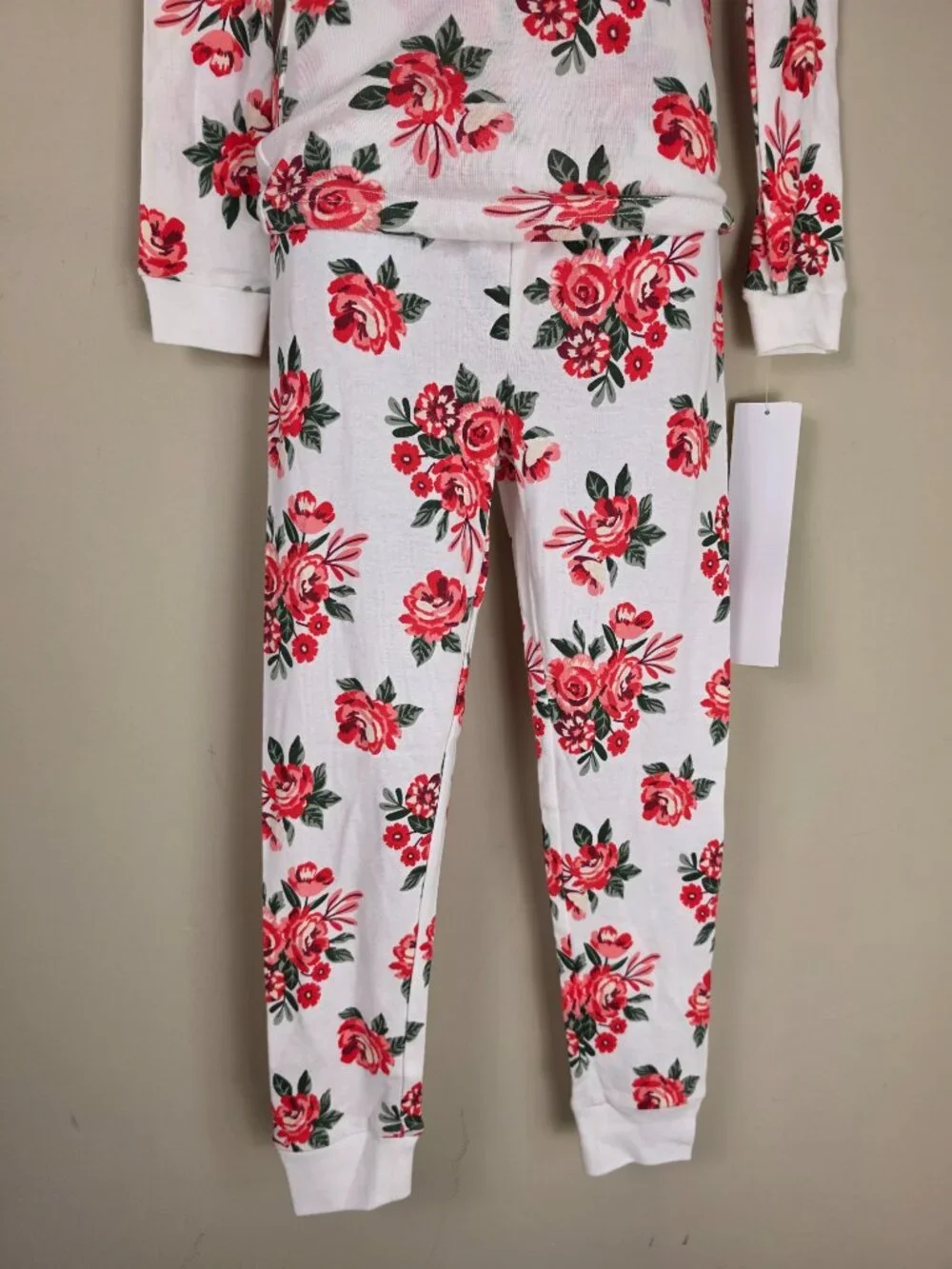 Rachel Zoe Girls Floral Pajama Set Sz 7 100% Cotton Sweet Dreams 2 Piece
